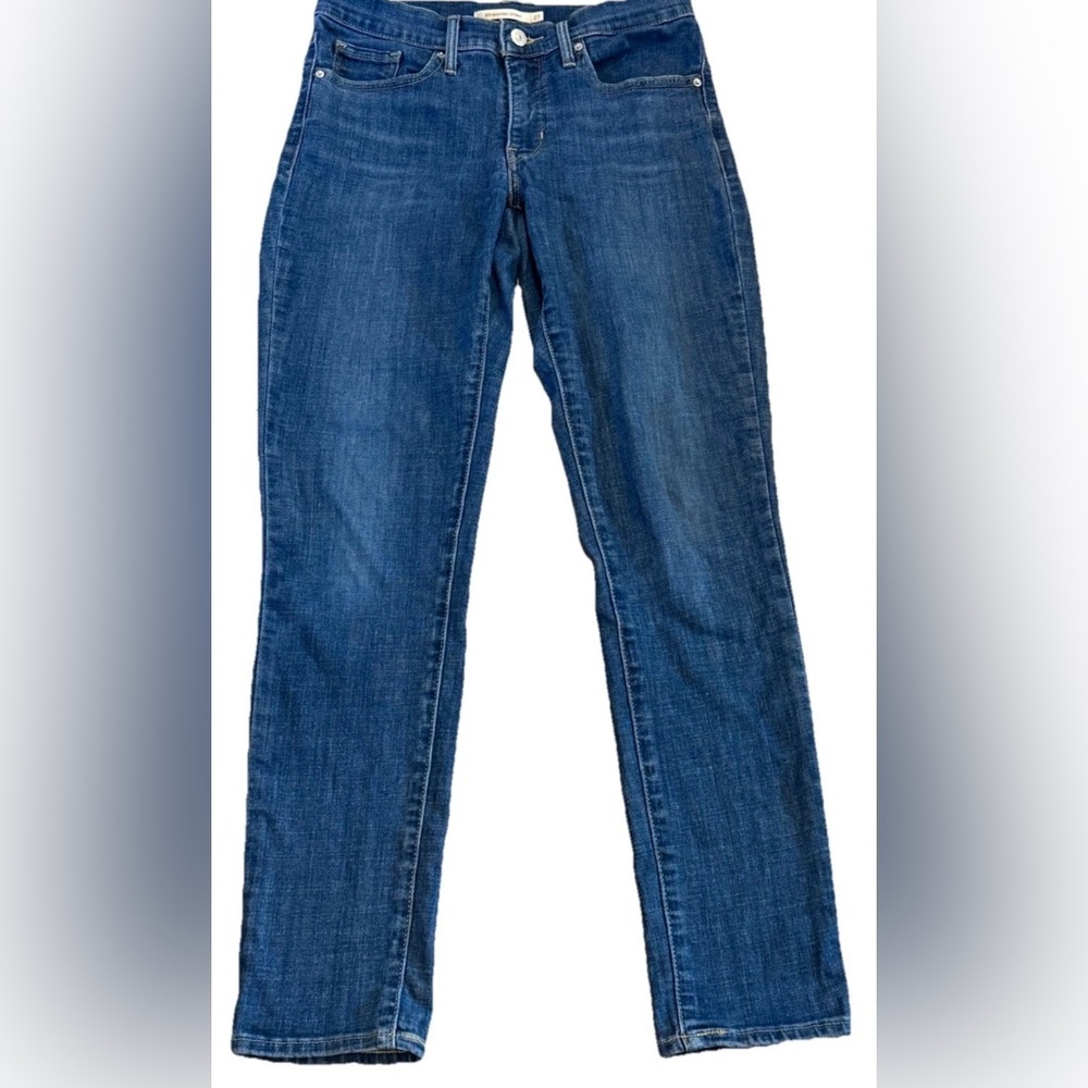 Levi's 311 Shaping Skinny Jeans Medium Wash Stretch Mid Rise Size 27